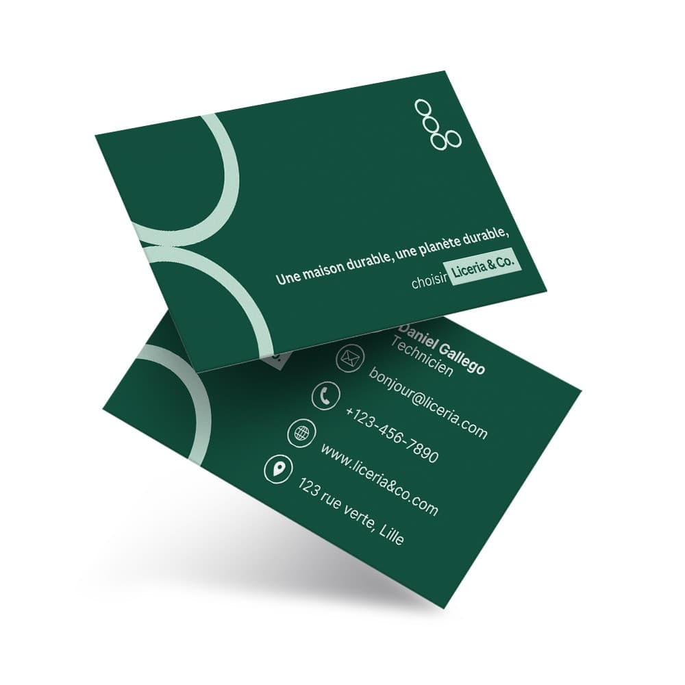 Cartes de visite — visuel 1