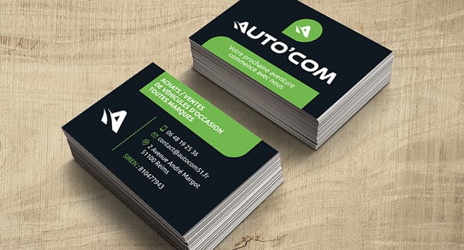 Cartes de visite — visuel 2